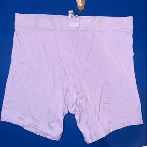 SKIMS Light Purple Boyfriend Boxers